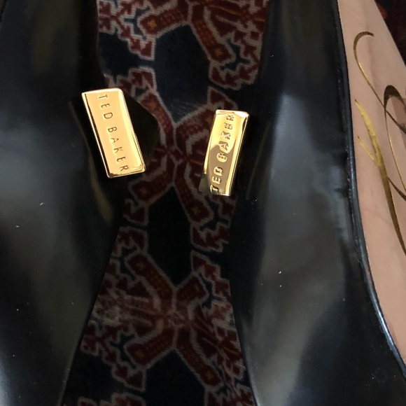 Ted Baker Black Viylette Flats - Picture 4 of 7